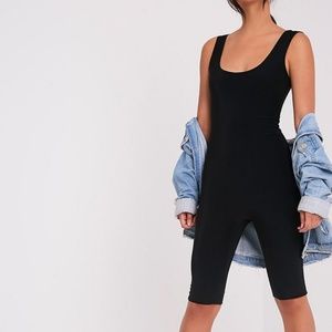 Black slinky unitard